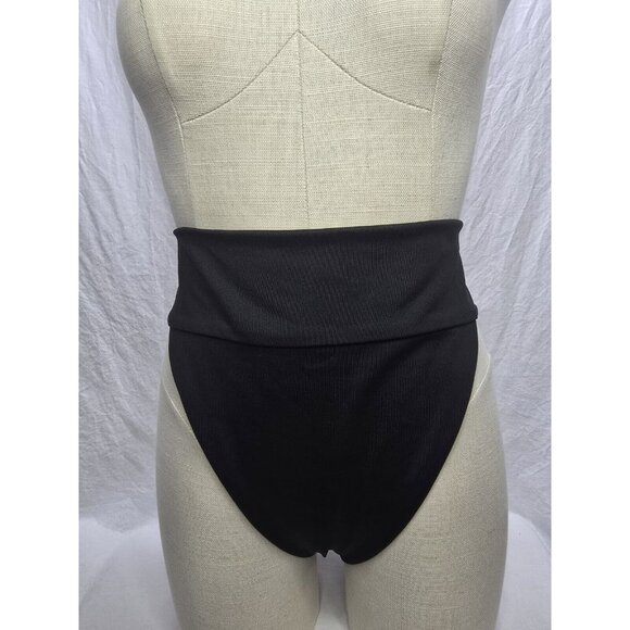 LONDRE The Banded Scrunch Bottom - Matte Black swim Bottoms - SIZE XXL- NWT. - Picture 8 of 12